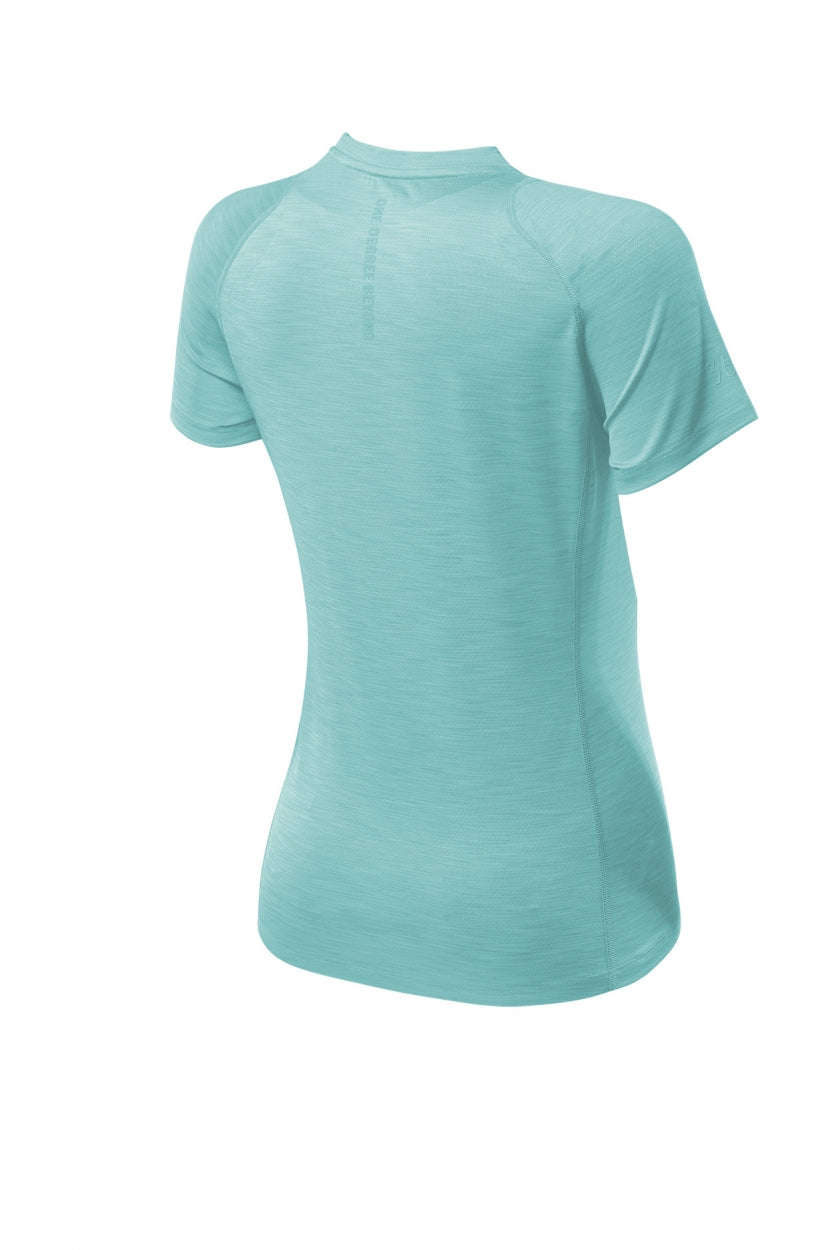 361-QU!K HEATHER MESH SHORT SLEEVE