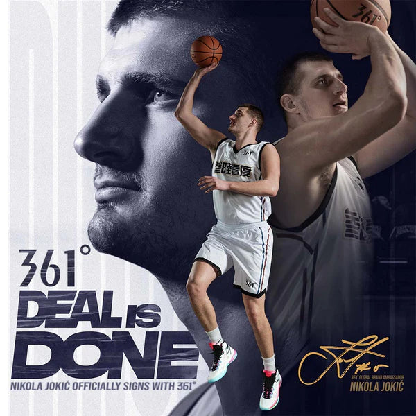 NBA Champion Nikola Jokić Signs Signature Shoe Deal  with Performance Footwear Brand 361°