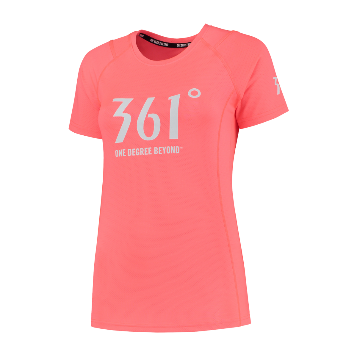 361-QU!K HEATHER MESH SHORT SLEEVE  LOGO