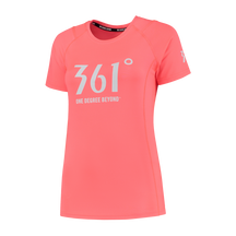 361-QU!K HEATHER MESH SHORT SLEEVE  LOGO